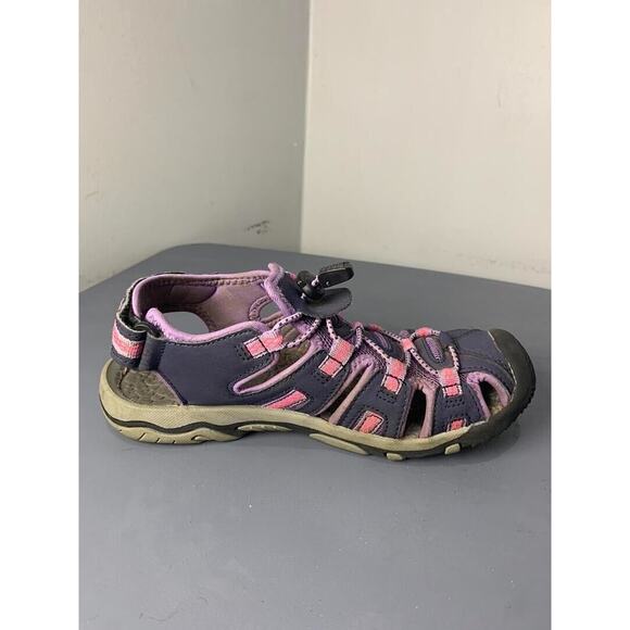 Dream Pairs Girls Outdoor Sandals Size 5 Pink & Purple Adjustable Strap - Picture 6 of 8